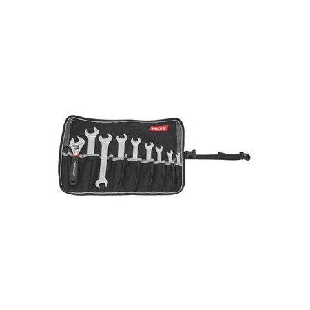 Holex Wrench Set in Tool Roll, 9 Pc 686000 9